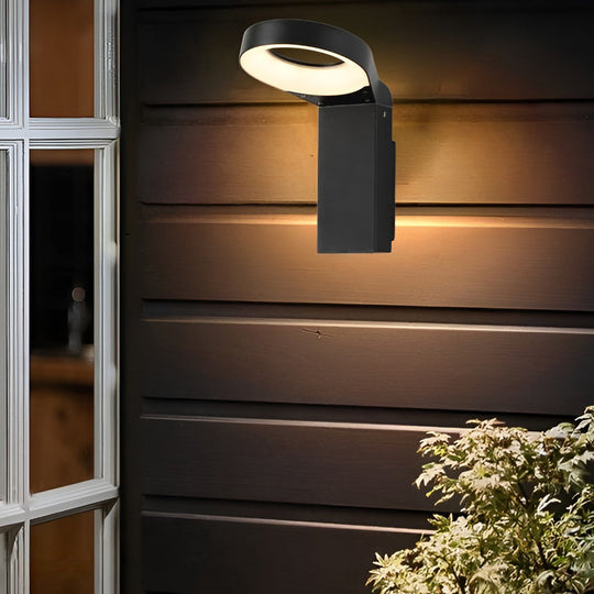 18W LED Ring Outdoor Wall and Pathway Light