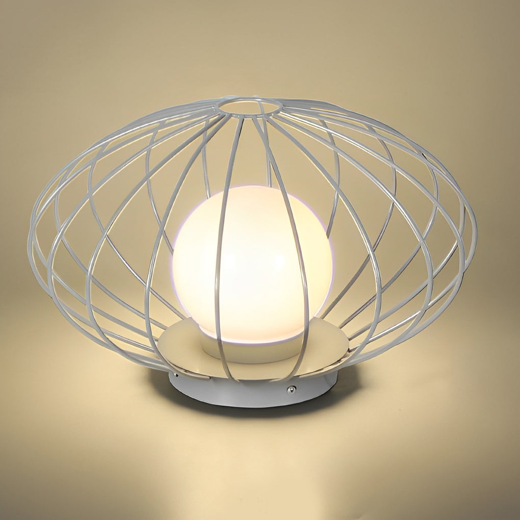 Mushroom Cage Shape LED Waterproof Modern Lawn Lamp