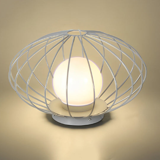 Mushroom Cage Shape LED Waterproof Modern Lawn Lamp