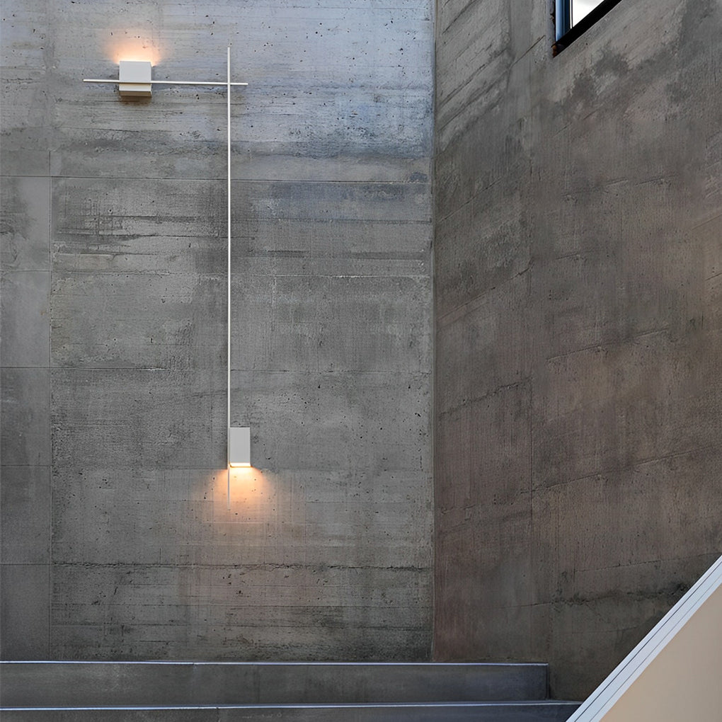 Square Strip Three Step Dimming Nordic LED Wall Lamp