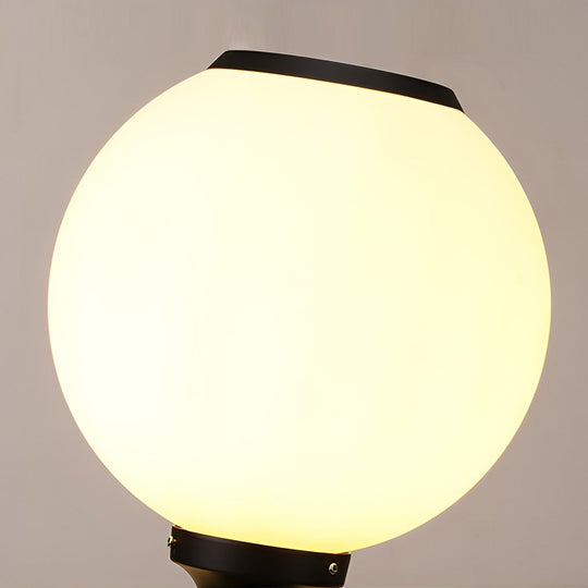 Ball Waterproof Three Step Dimming LED Solar Post Caps Lights