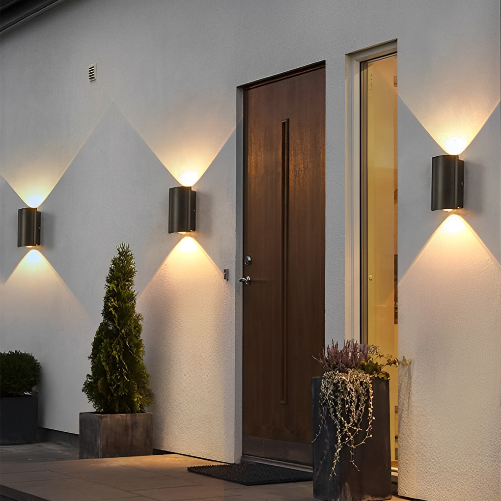Creative Wave Up and Down LED Waterproof Modern Wall Washer Light