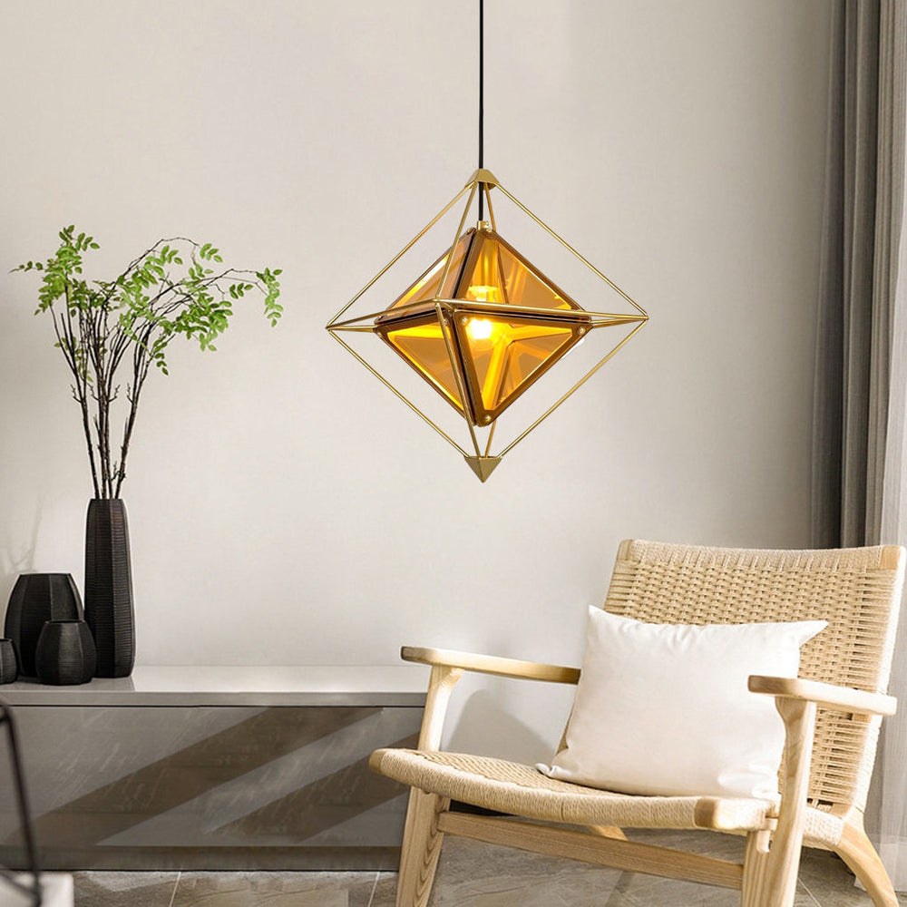 Creative Geometric Glass Modern Minimalist Island Pendant Light