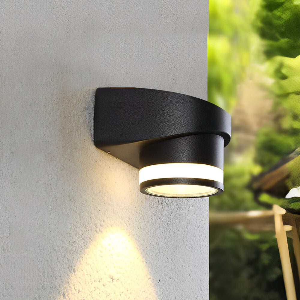 Round LED Outdoor Waterproof Up and Down Wall Lamp