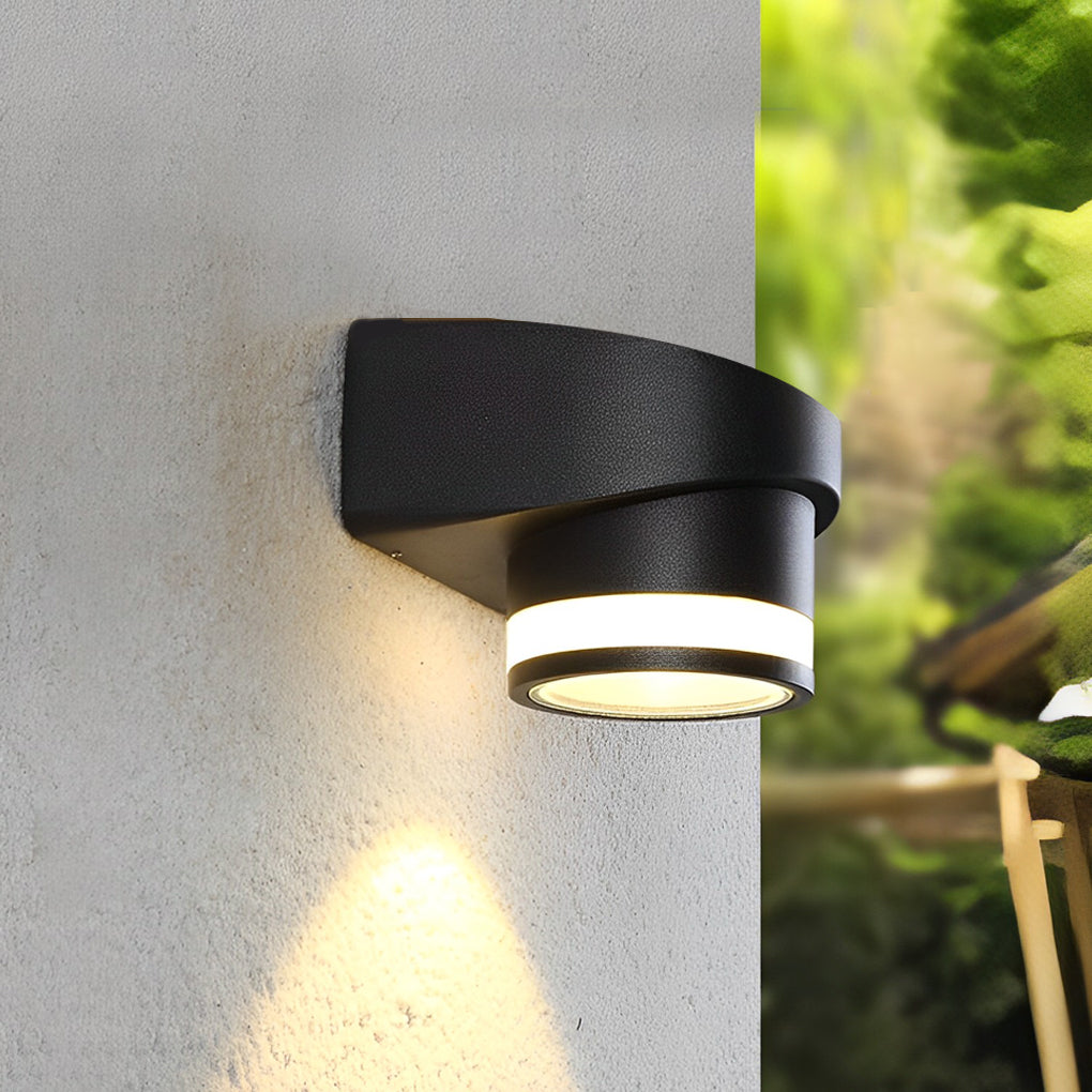 Round LED Outdoor Waterproof Up and Down Wall Lamp