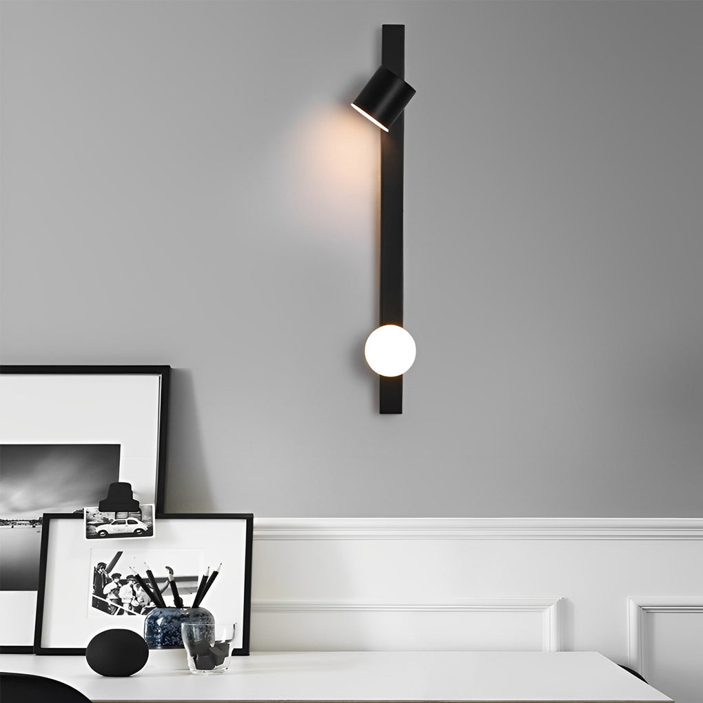 Adjustable Minimalist Electroplated LED Wall Lamp