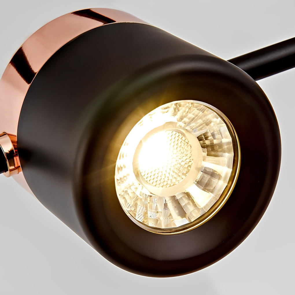 Rotatable Creative Electroplated Metal LED Nordic Chandelier Pendant Light