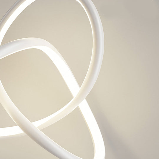Circular Rings Creative Three-Step Dimming LED Modern Chandelier Light