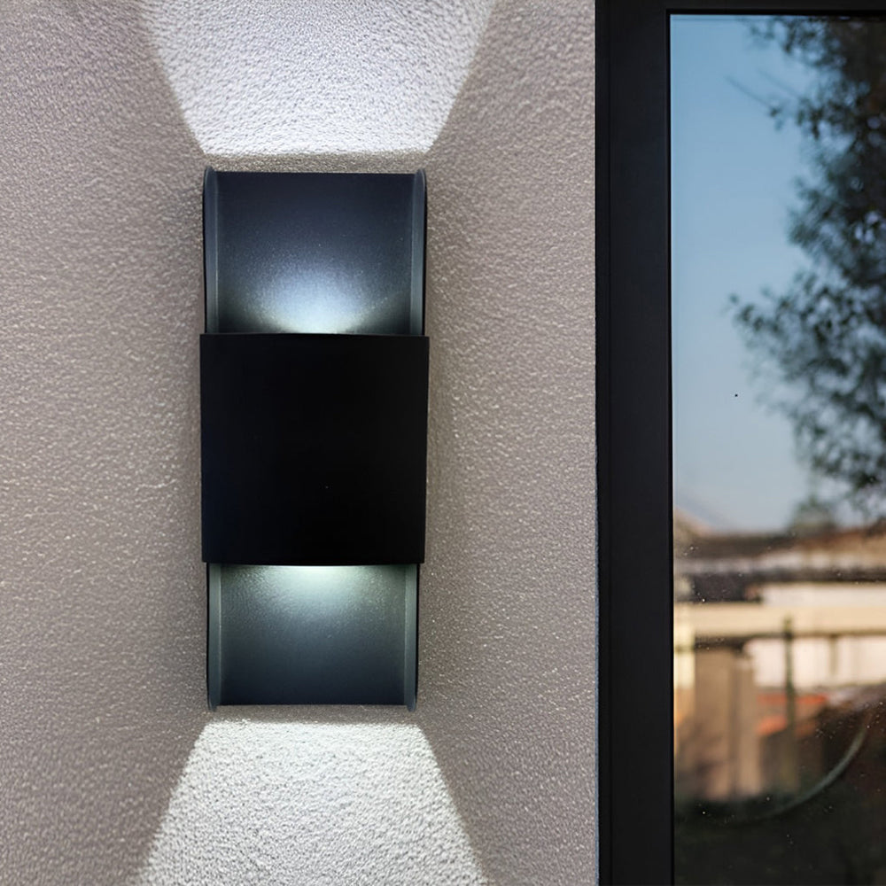 Modern LED Up and Down Outdoor Wall Sconce Waterproof Light