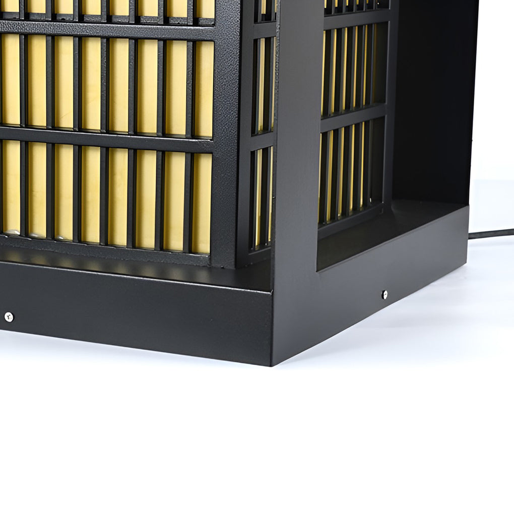 Black Industrial LED Outdoor Pathway Lantern