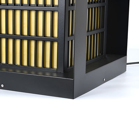 Black Industrial LED Outdoor Pathway Lantern