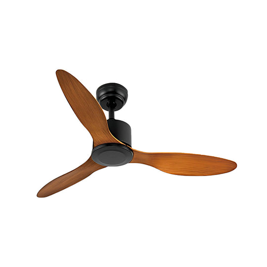 3-Blade Modern Ceiling Fan with Dimmable LED Light and Remote Control