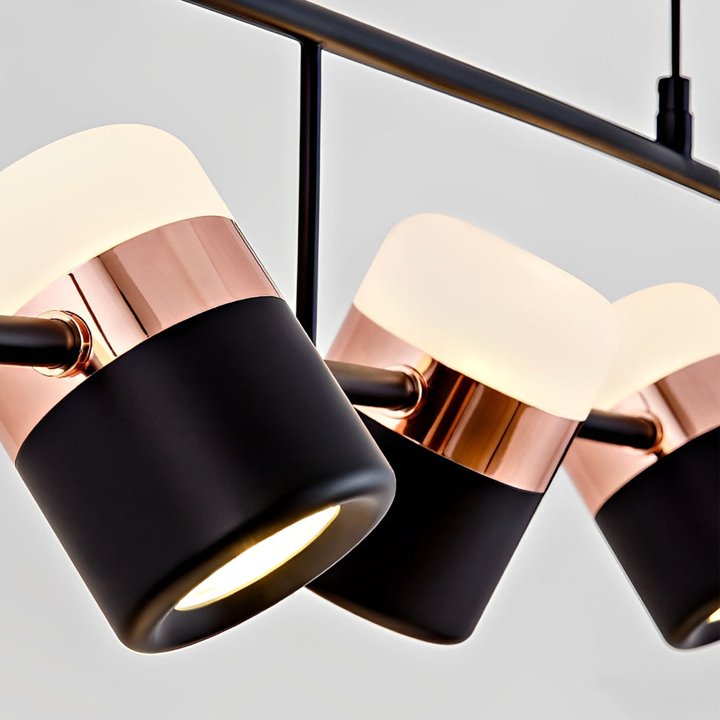 Rotatable Creative Electroplated Metal LED Nordic Chandelier Pendant Light