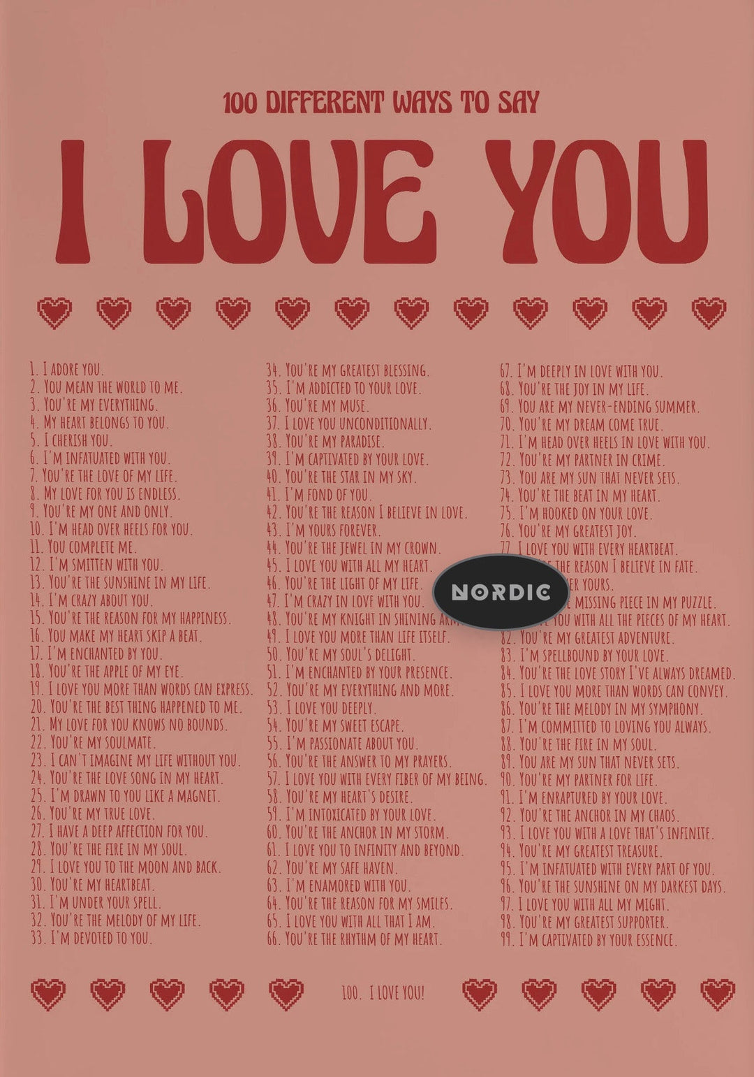 Ciao Minimal Typographic Canvas Wall Art Print