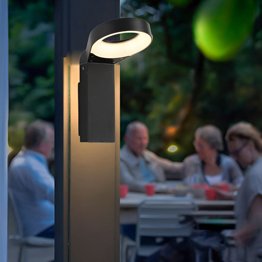 18W LED Ring Outdoor Wall and Pathway Light