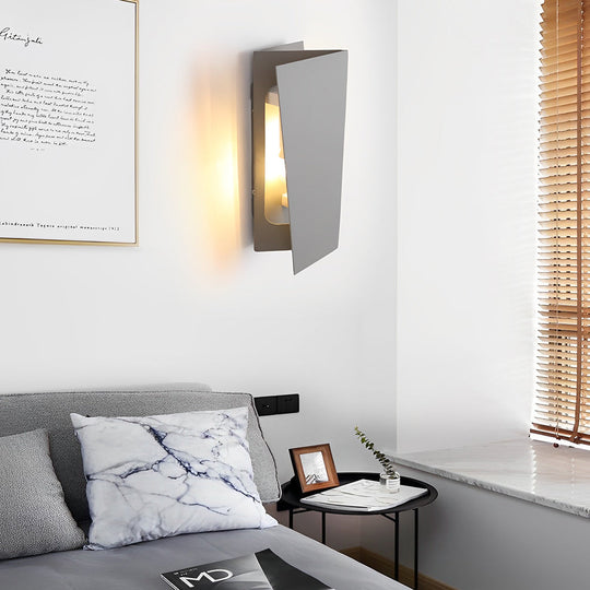 Folding Rectangular Modern LED Up and Down Wall Lamp