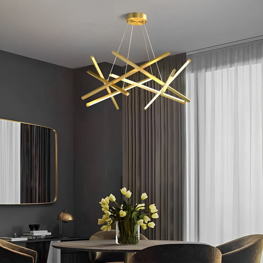 8-Light Modern LED – Sputnik Chandelier Stylish Ceiling Lighting