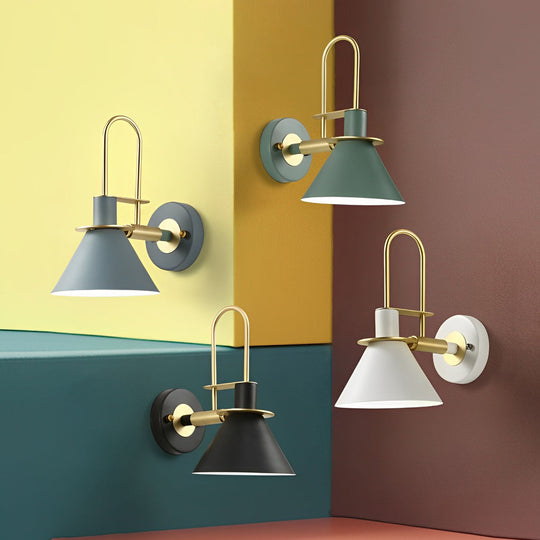 Minimalist Horn Shape Modern LED Wall Lamp