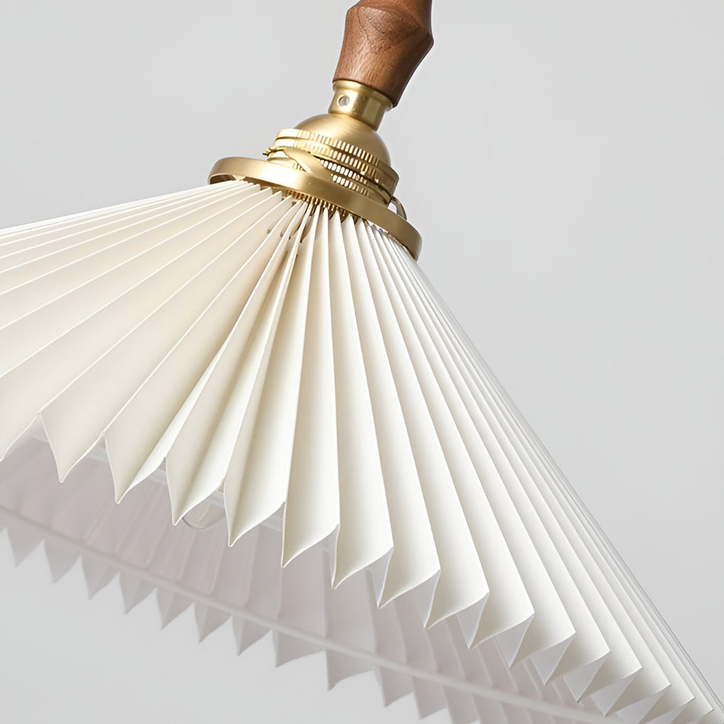 Classic Pleated Nordic LED Pendant and Wall Lamp