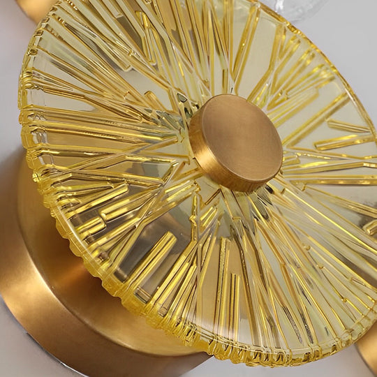 Creative Round Glass Luxury LED Post-Modern Wall Lamp