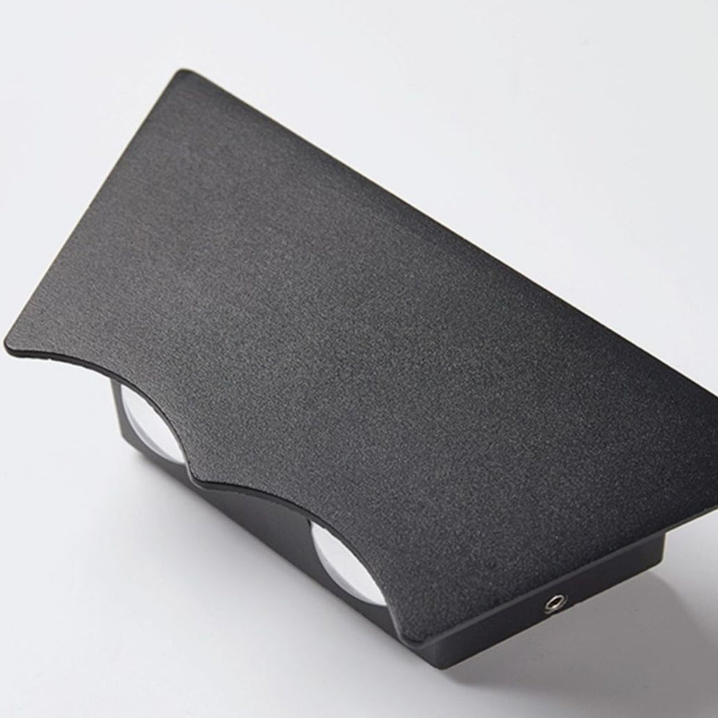 Creative Up and Down Black LED Outdoor Wall Washer Light