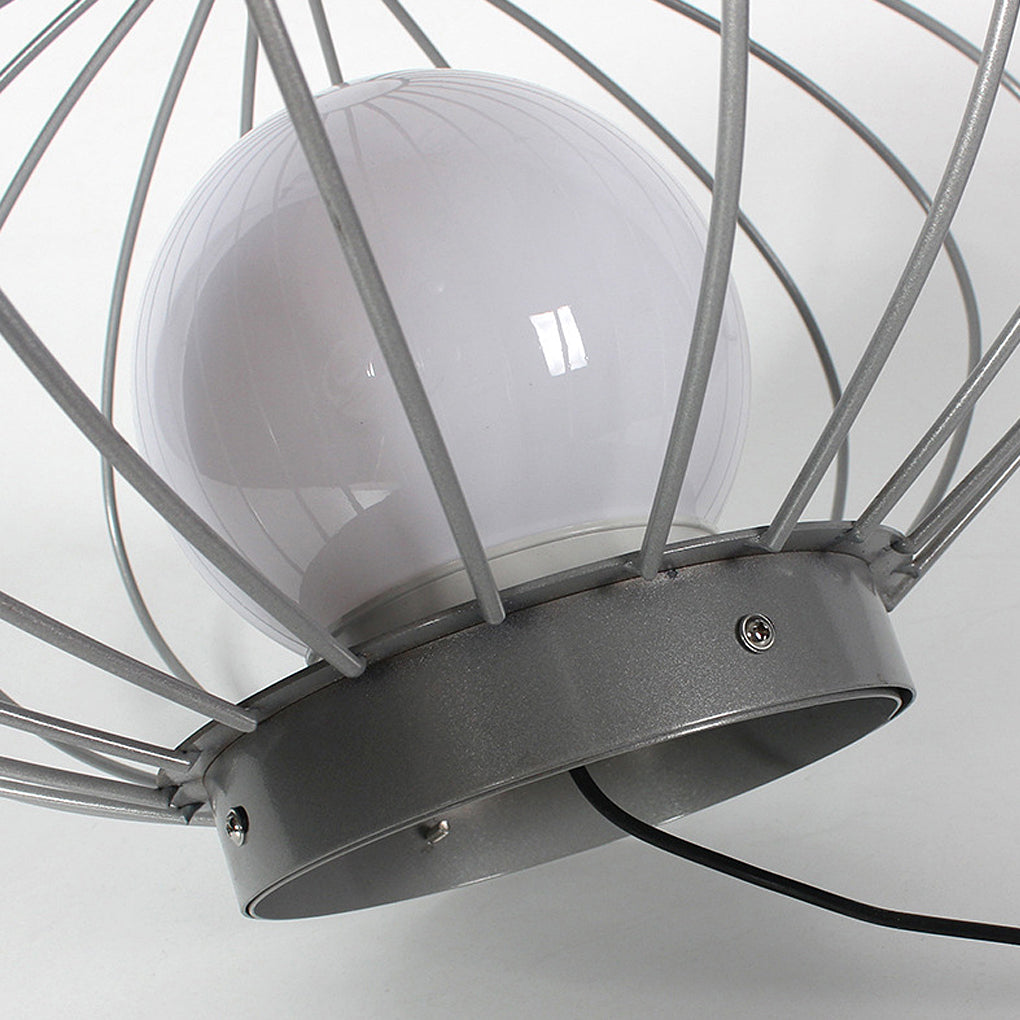 Mushroom Cage Shape LED Waterproof Modern Lawn Lamp