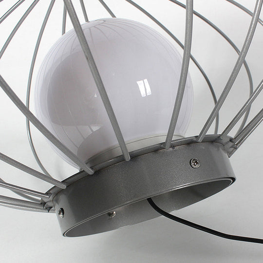 Mushroom Cage Shape LED Waterproof Modern Lawn Lamp