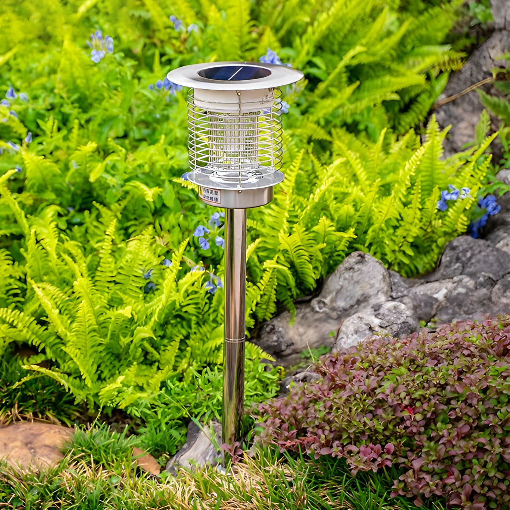 Advanced Solar Powered Mosquito Killer Lamp Eco Friendly Garden Light