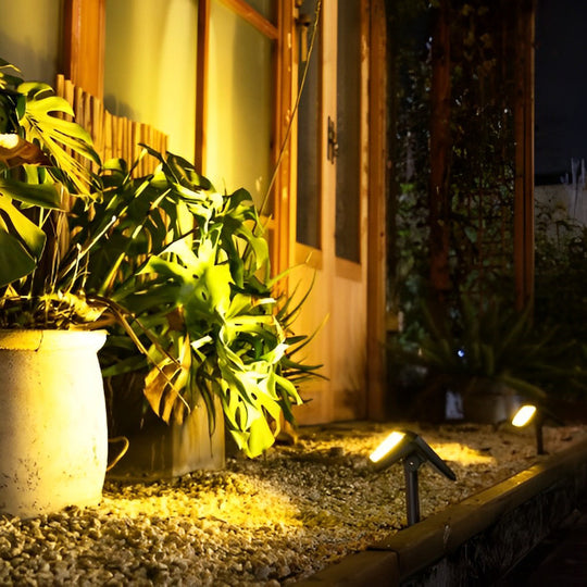 2PCS Waterproof LED Solar Outdoor Lawn Lamps