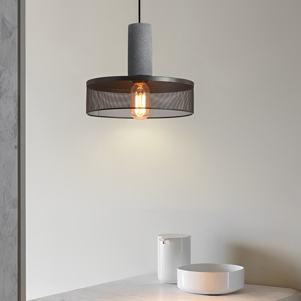 Creative Metal Meshed Black Industrial Style Pendant Light Chandelier