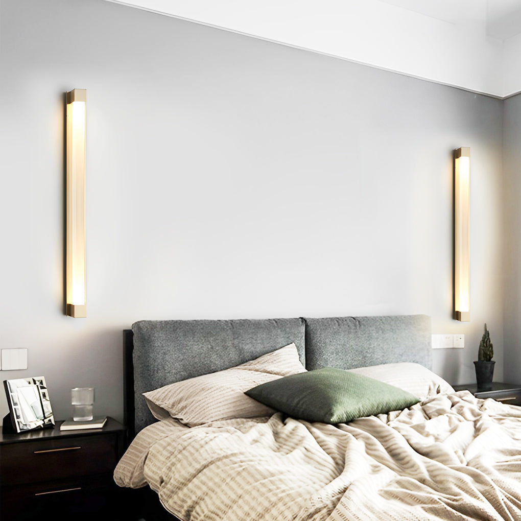 Minimalist Crystal Strip Postmodern LED Wall Lamp