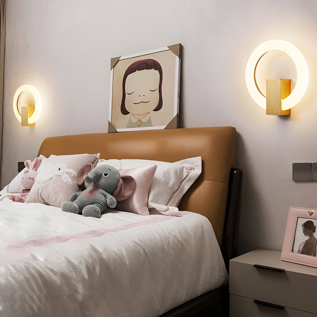 Circle Dimmable LED Modern Wall Sconce