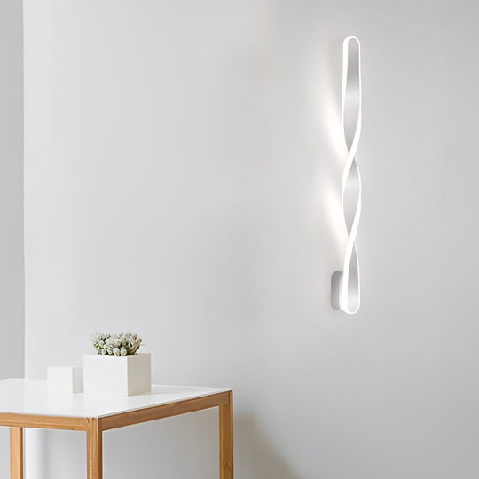 Spiral-Shaped 29W Minimalist LED Wall Sconce