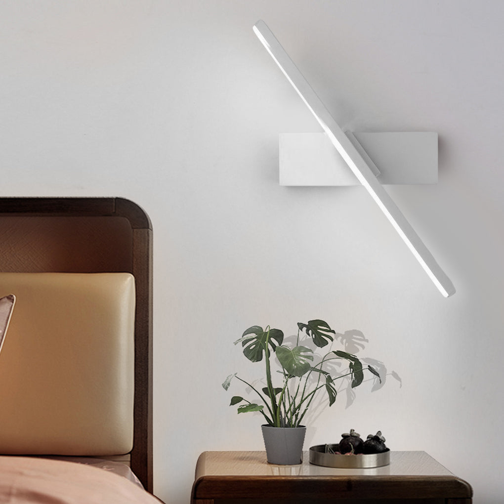 Modern 330° Rotatable LED Bar Wall Sconce – Adjustable Creative Wall Lamp
