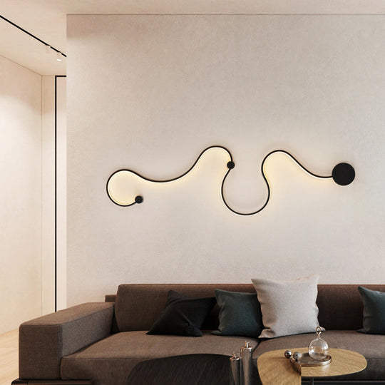 Battery Operated Round LED Hanging Metal Wall Clock