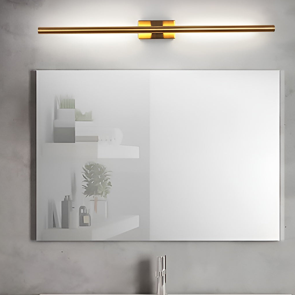 Electroplated Metal Linear LED Wall Sconce