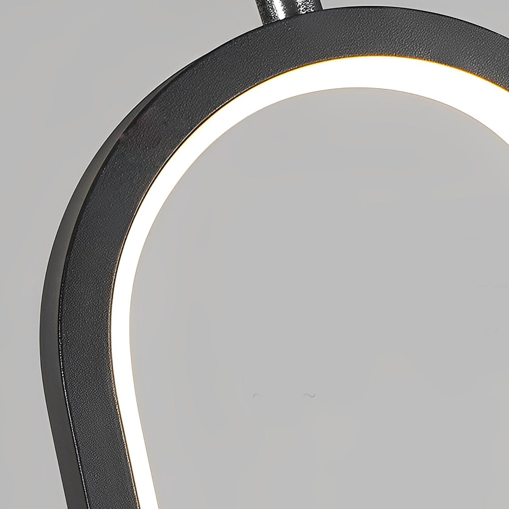 Round Creative Three-Step Dimming LED Nordic Chandelier Pendant Light