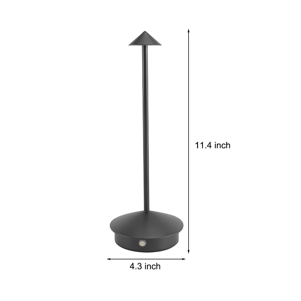 Mini Triangle LED Table Lamp – Cordless & Dimmable