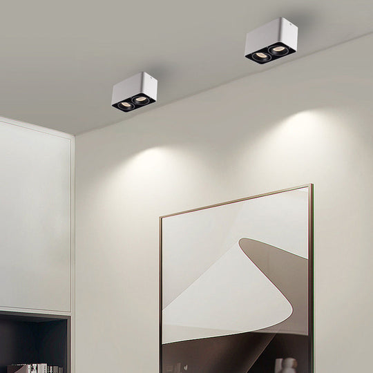 Square Adjustable – Three-Step Dimming LED Ceiling Grille Light
