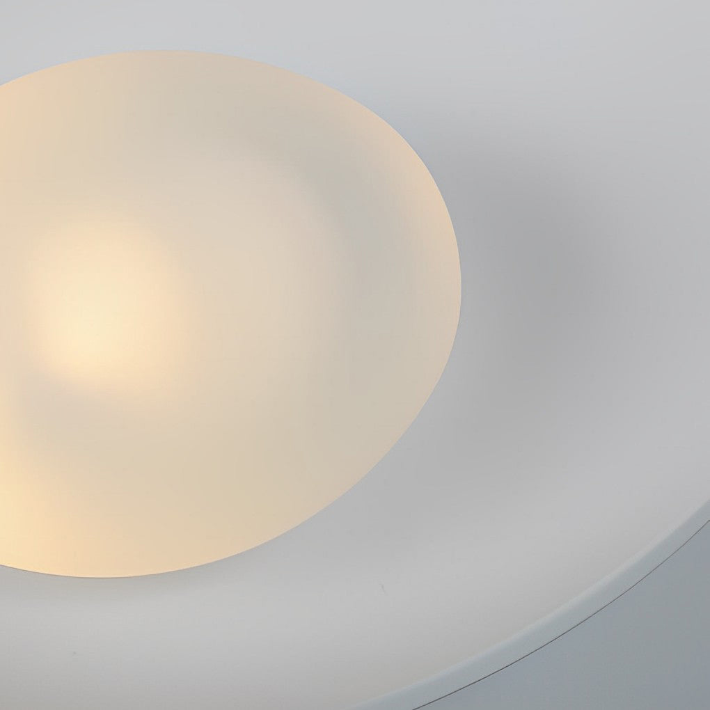 Round Resin Glass Nordic Decorative LED Wall Lamp