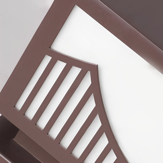 Solar LED Outdoor Post Lights with Mountain Design