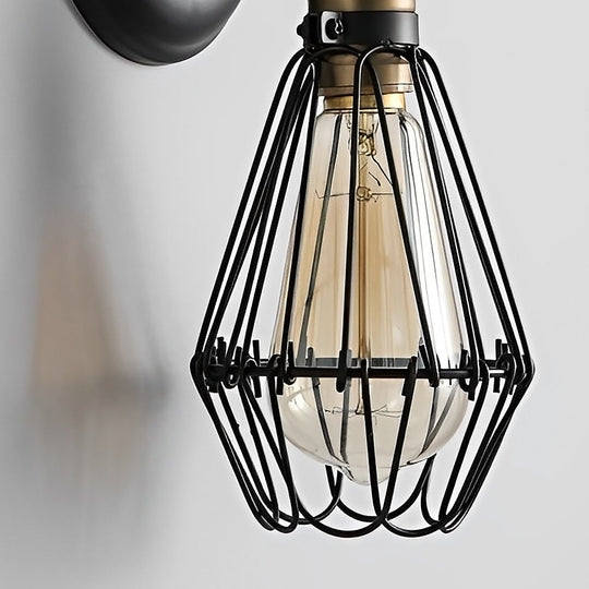 Adjustable Retro Industrial Iron Wall Lamp