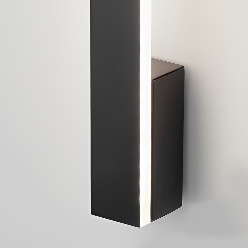 Minimalist Linear Copper LED Wall Lamp with 3-Step Dimming