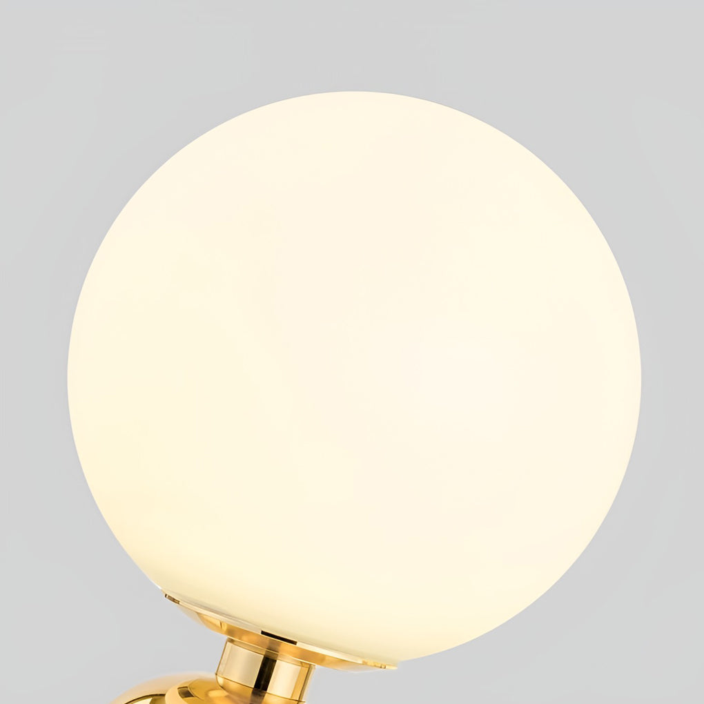 Modern Glass Globe LED Accent Table Lamp