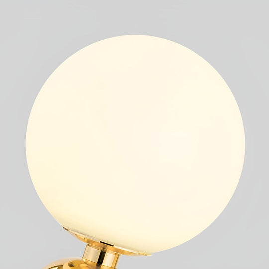 Modern Glass Globe LED Accent Table Lamp