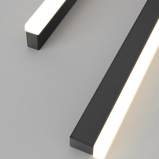 Minimalist Long Liner Lights Three Step Dimming Stepless Dimmable Chandelier