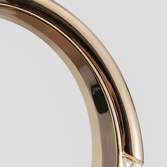 Moon Rings LED Electroplated Nordic Pendant Light