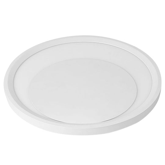 12'' & 16'' Round White Modern Flush Mount Light – LED Ceiling Lights