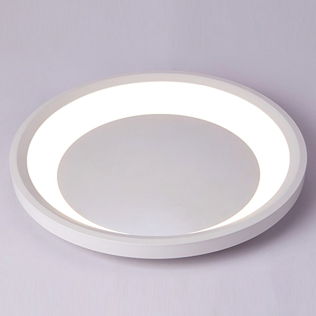 12'' & 16'' Round White Modern Flush Mount Light – LED Ceiling Lights