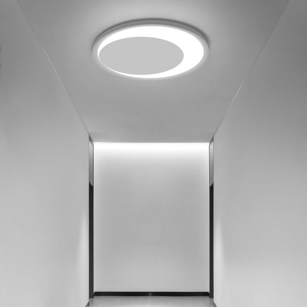 12'' & 16'' Round White Modern Flush Mount Light – LED Ceiling Lights